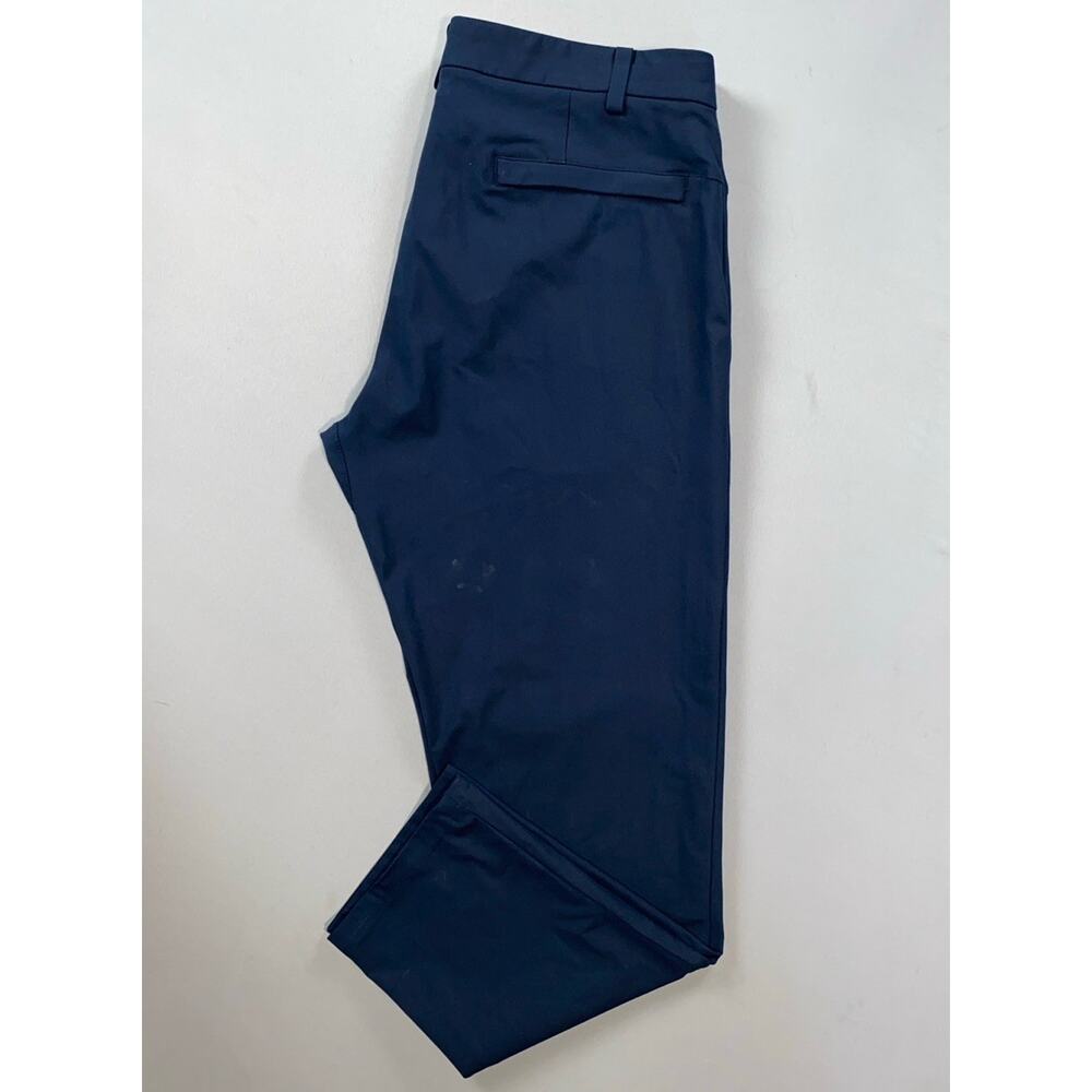 Lululemon LM5711S Men's Commission Classic Fit Chino Tech Pants. Navy, 34X29 EUC